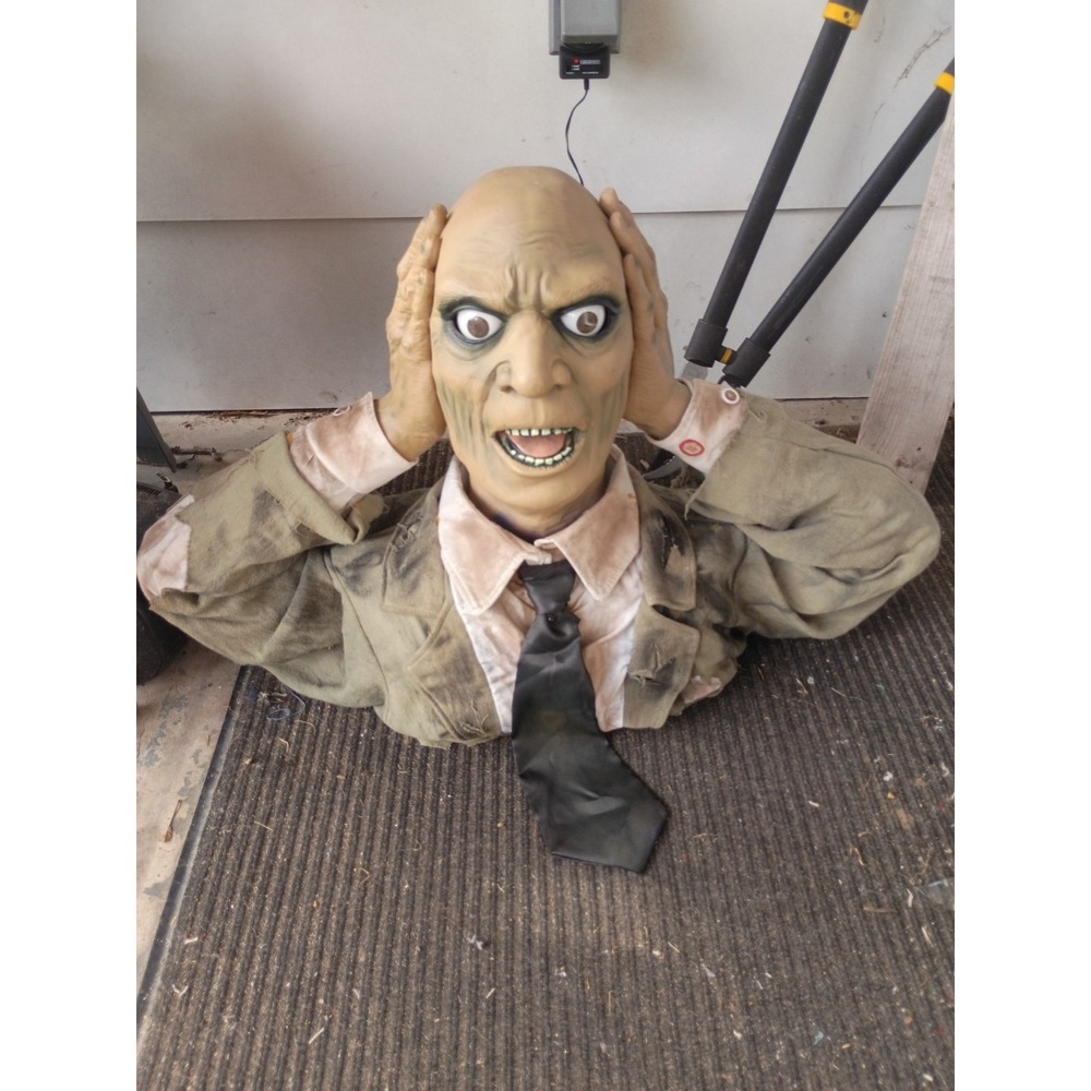 ANIMATED‎ Talking Halloween Heads Up Harry 2006 torso Tested Works Magic Power